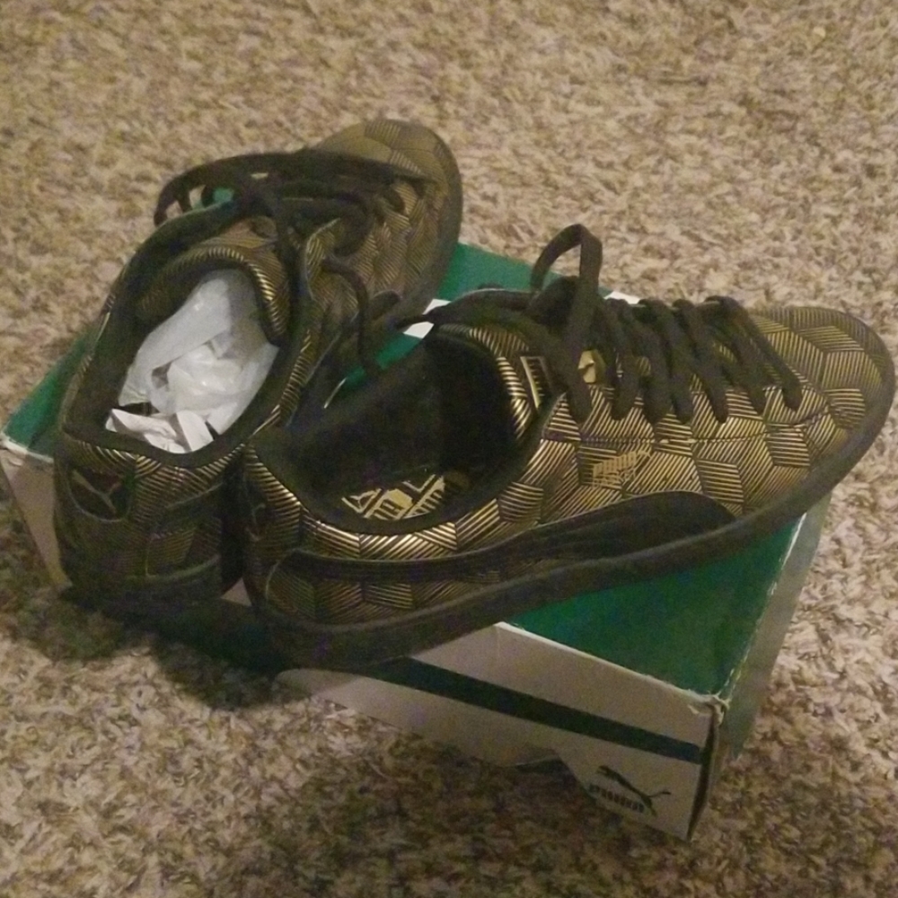 Black and gold puma